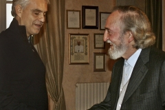 Consegna del Premio Arte Scienza e Pace ad Andrea Bocelli