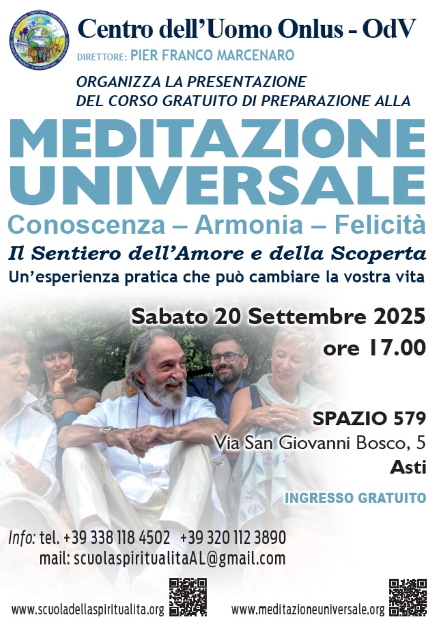 MEDITAZIONE UNIVERSALE - Asti